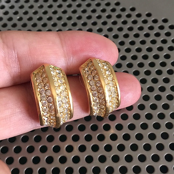 🖤Chr.Dior Vtg earrings - Picture 1 of 14